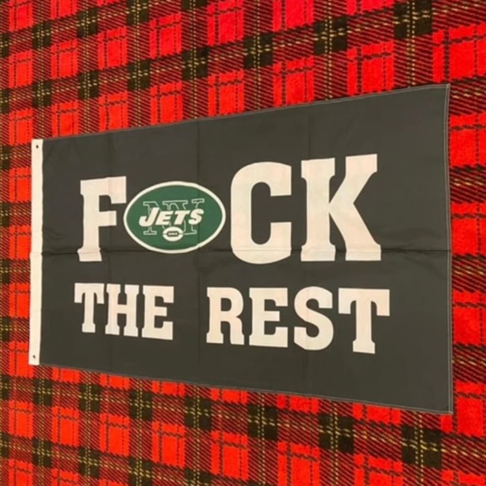 Brand new New York Jets banner flag